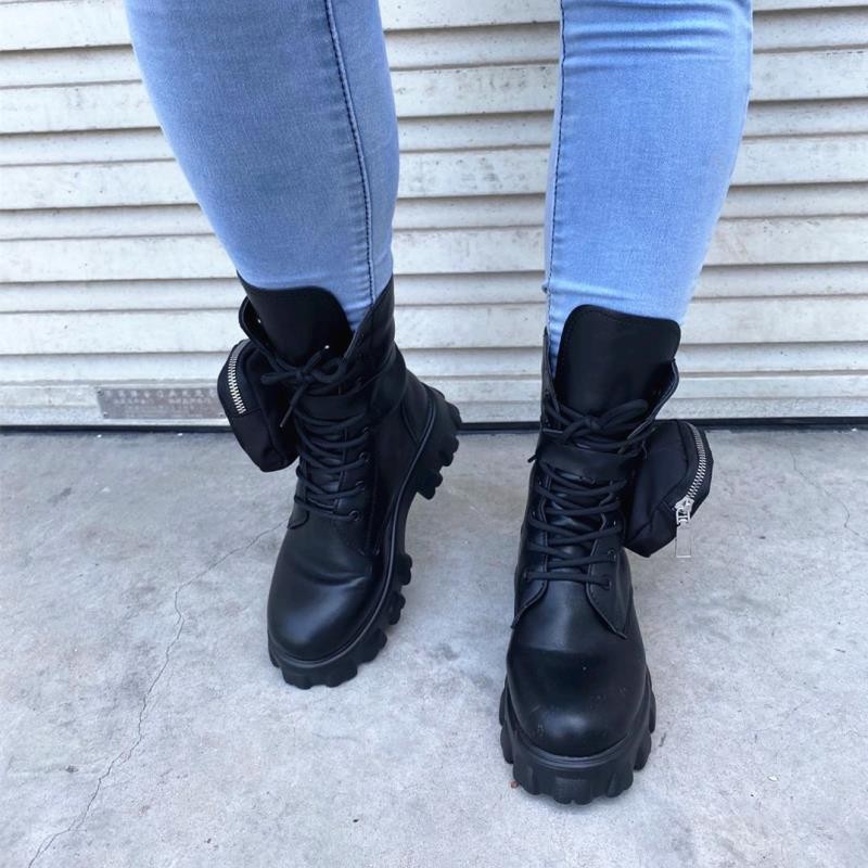 English style foot bag Martin boots