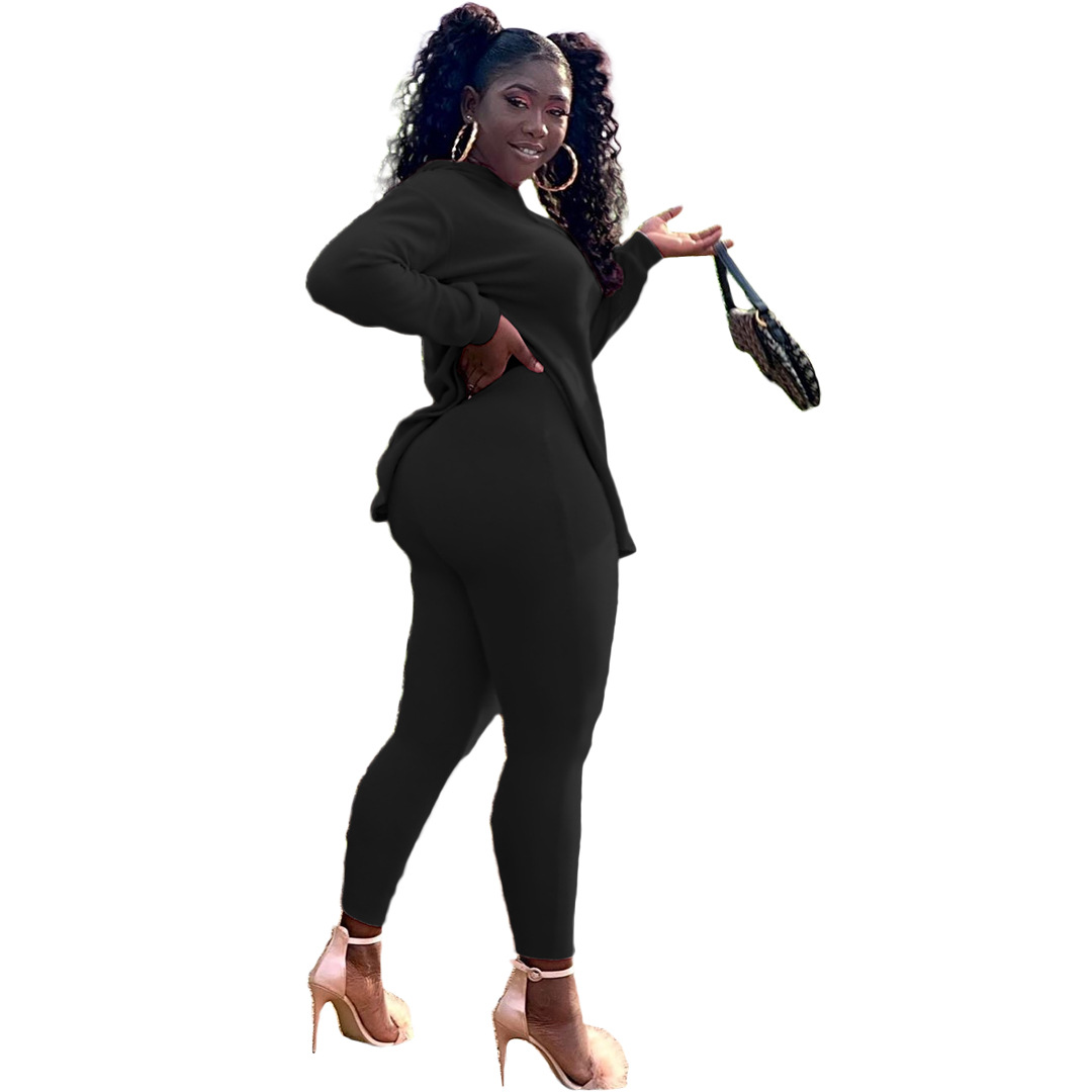 Split leisure two-piece suit