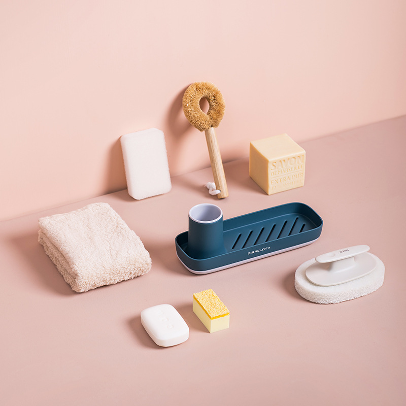 Nordic innovative bathroom toothbrush soap storage box