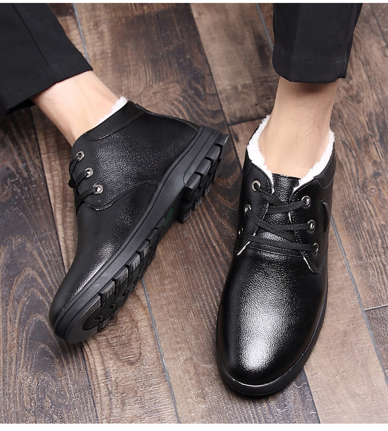 New style cotton shoes casual first layer cowhide old shoes
