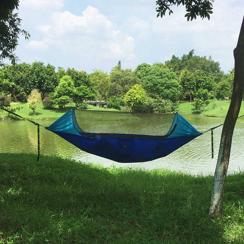 Anti-mosquito outdoor sunscreen camping hammock - Image 2