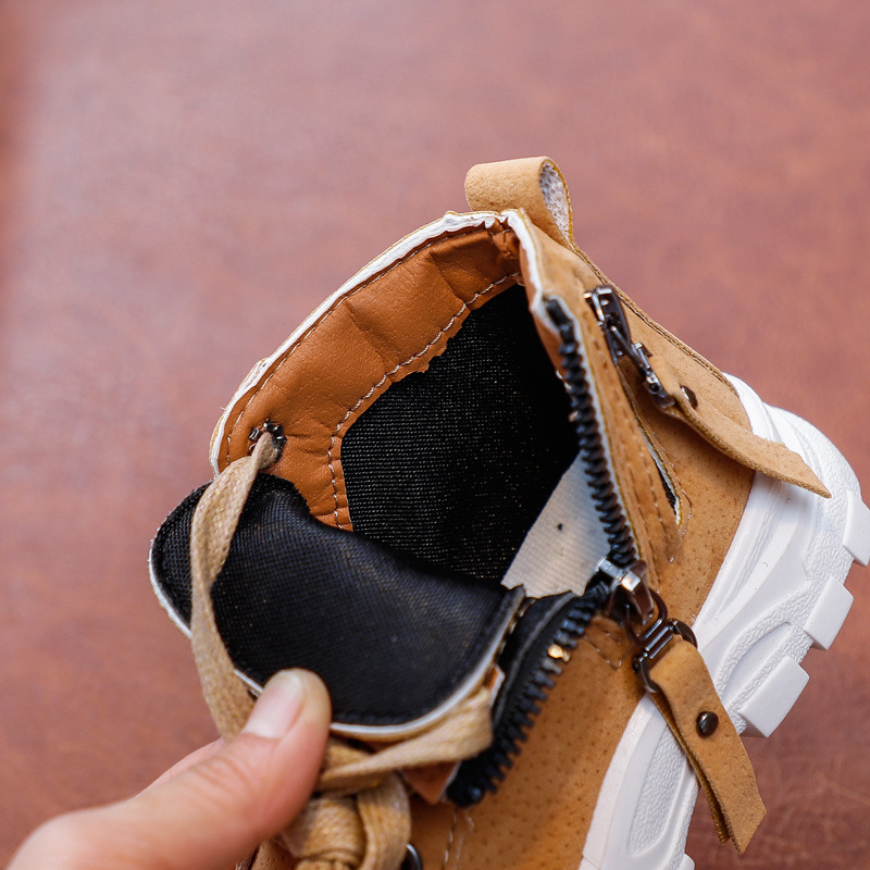 Leather baby outdoor boots