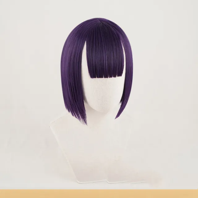 Cosplay wigs are short and purple Purple - Shop at LoveMi