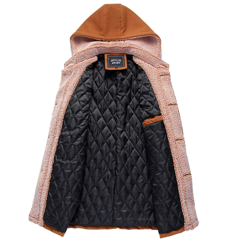 Medium length woolen coat