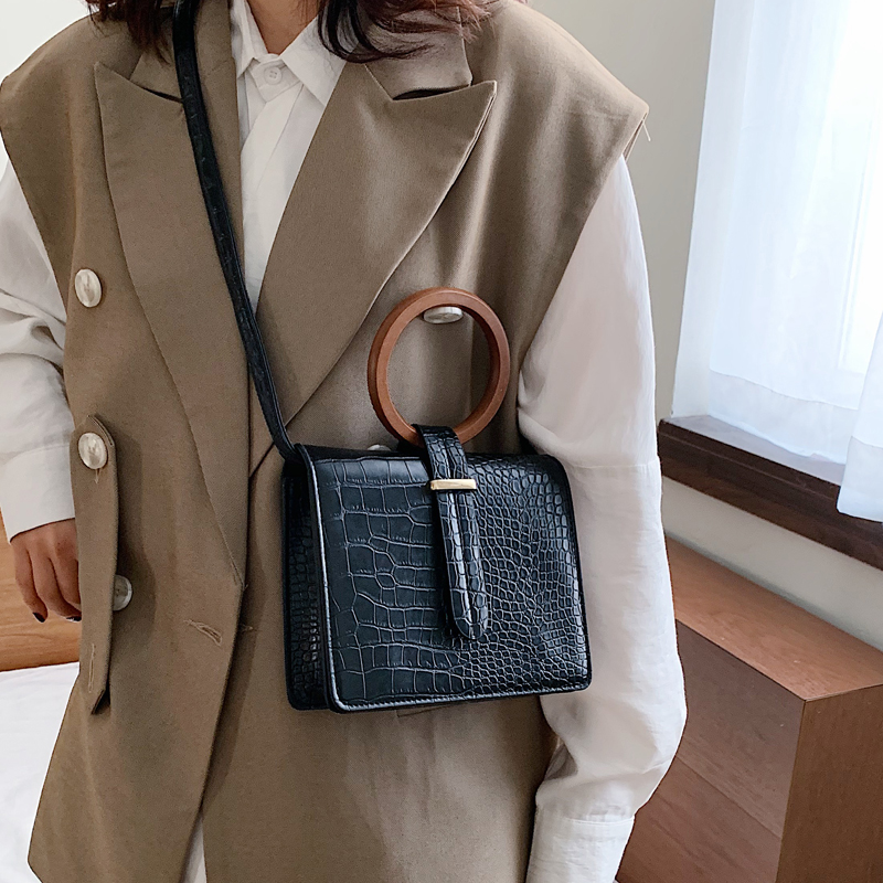 Faux Leather Shoulder Bag, picture 2 of 7