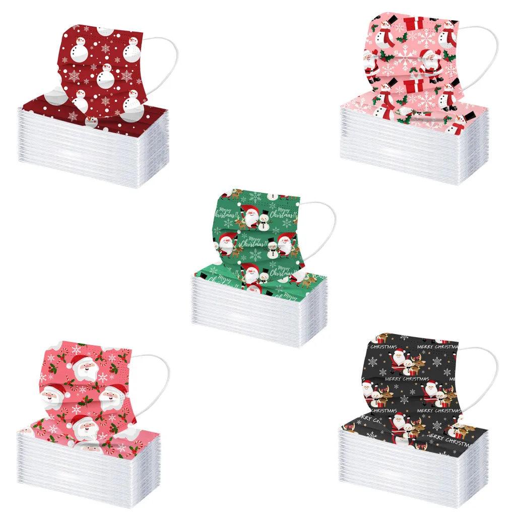 Disposable mask five in one dust and air permeable three layer protective cover - 585 Style