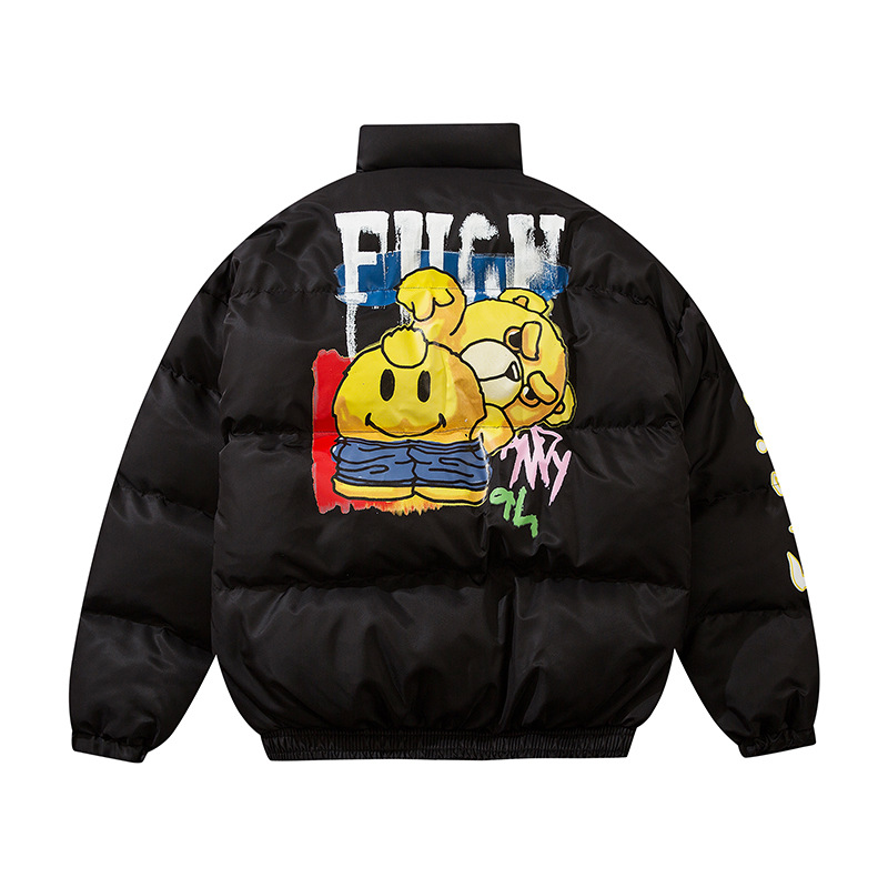 Harajuku style street trend loose thick coat