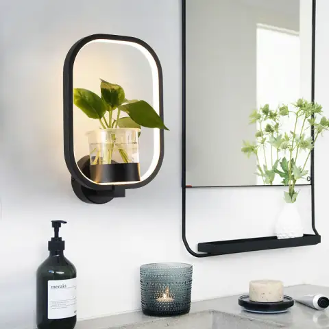 Decorative Wall Lamp on Background