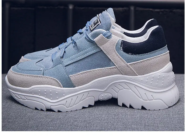 Women's platform sports shoes