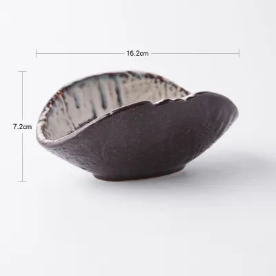 Personality Japanese style coarse pottery shell bowl - Astyle