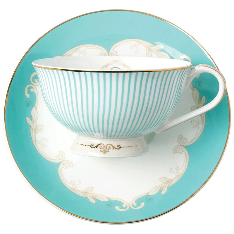 Bone china tea set cup saucer