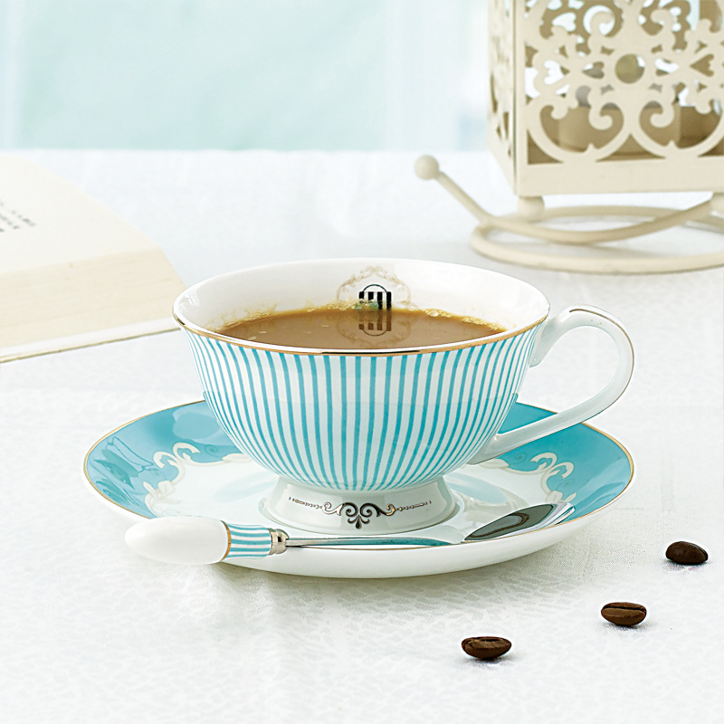 Bone china tea set cup saucer