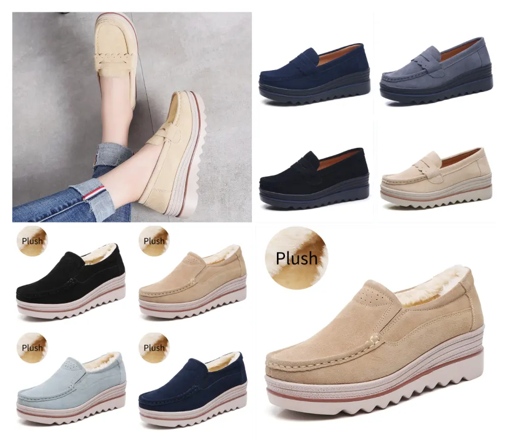 Fashion Platform Rocking Shoes Women's Single Mom Casual