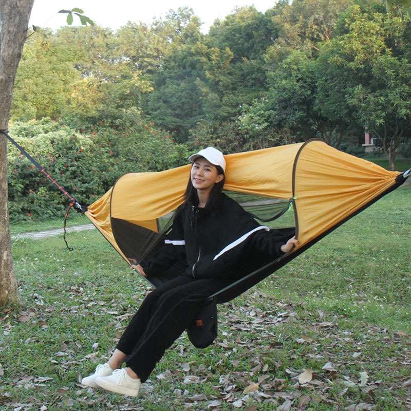 Anti-mosquito outdoor sunscreen camping hammock - Image 4