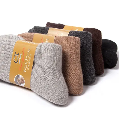 Winter Men's Thick Terry Thermal Socks Warm Rabbit Wool