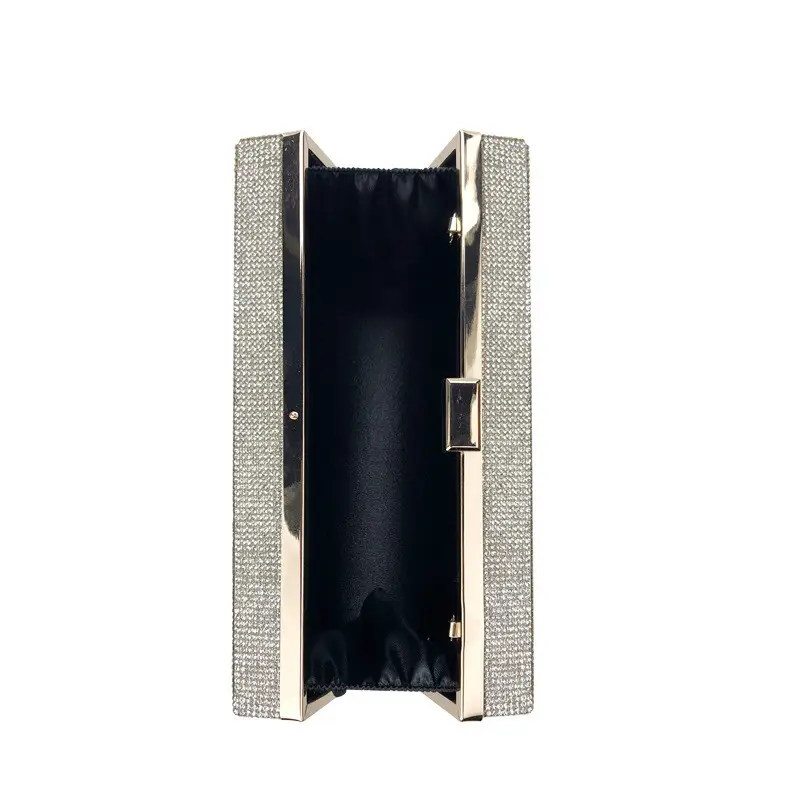 Fashion small square bag with diamonds