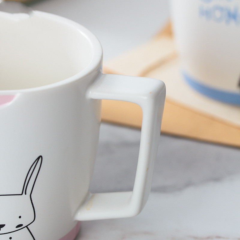 Cartoon creative animal ceramic cup