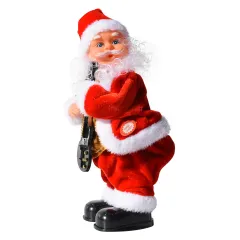 Shaking hip music Santa electric Christmas ornament - Guitar Models - View 1