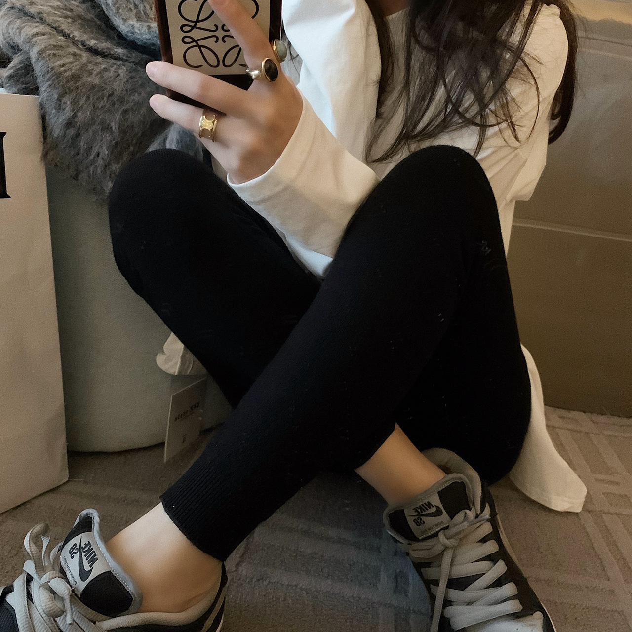 High-Waist Thermal Pants, picture 5 of 5