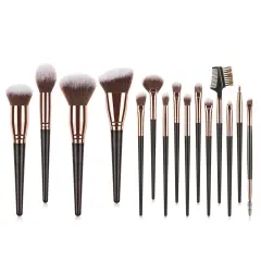 Beauty tools 15 makeup brushes set eye shadow brush - Black - View 1