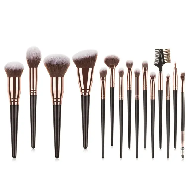 Beauty tools 15 makeup brushes set eye shadow brush Black - Shop at LoveMi