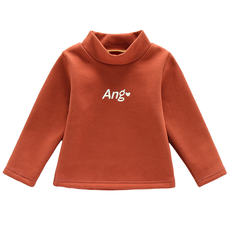 Children plus fleece bottoming shirt