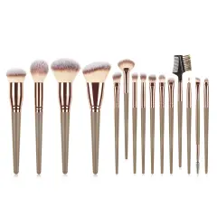 Beauty tools 15 makeup brushes set eye shadow brush - Brown - View 1