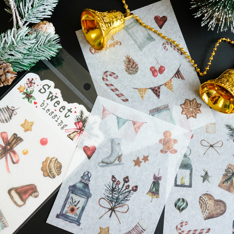 Flat stickers Christmas series