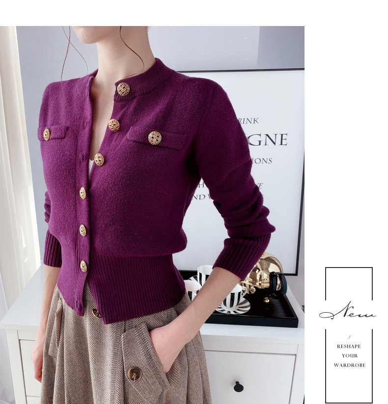 New sweater fashion jacket women thin top