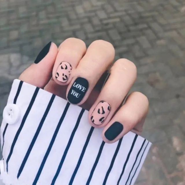 Fake Nail Patch Net Red Wear Nail Leopard Print Leopard - Shop at LoveMi