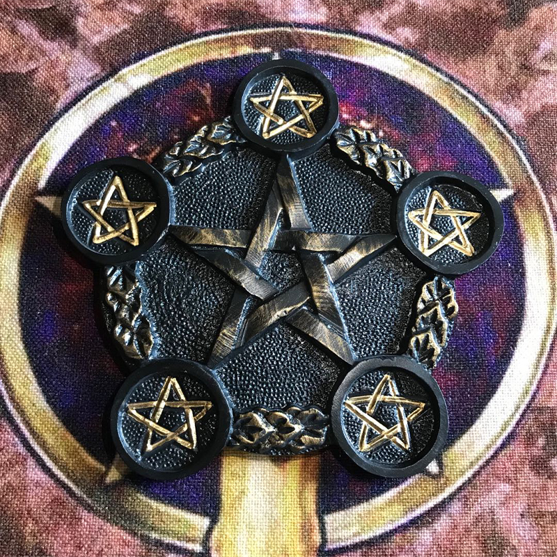 Pentagram candle holder altar ceremony decoration cup
