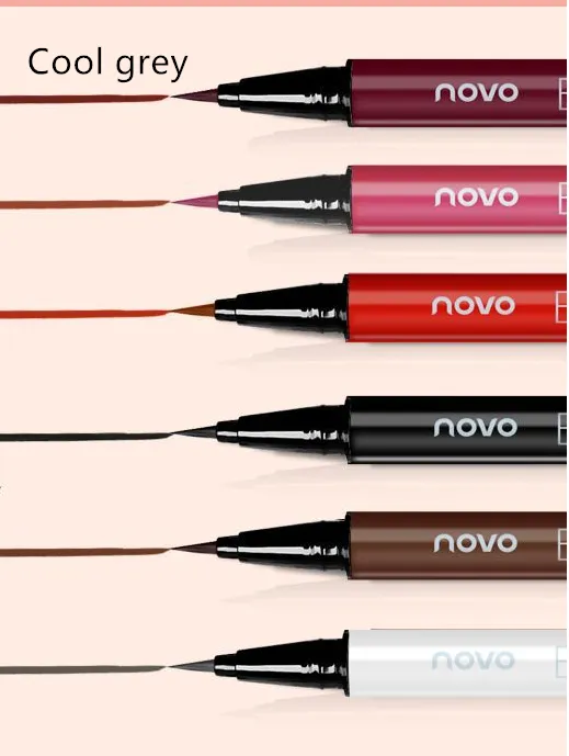 Eyeliner non coloring, non staining, anti sweat, waterproof multicolor fashion Eyeliner Pen Cool Grey - Shop at LoveMi