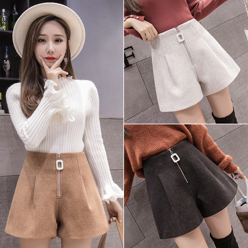 New high waist casual shorts