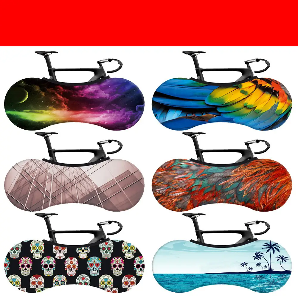 Bicycle elastic dust cover wheel cover