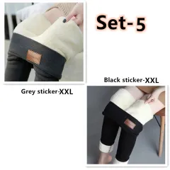 Women's lamb wool leggings - Set 5-Xxl - View 1