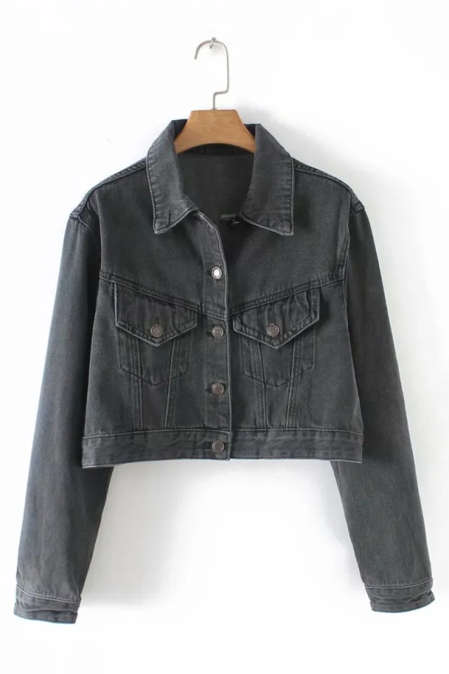 Jacket denim new coat Grey - Shop at LoveMi