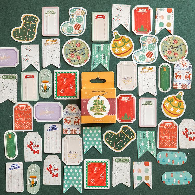 Boxed stickers Christmas series