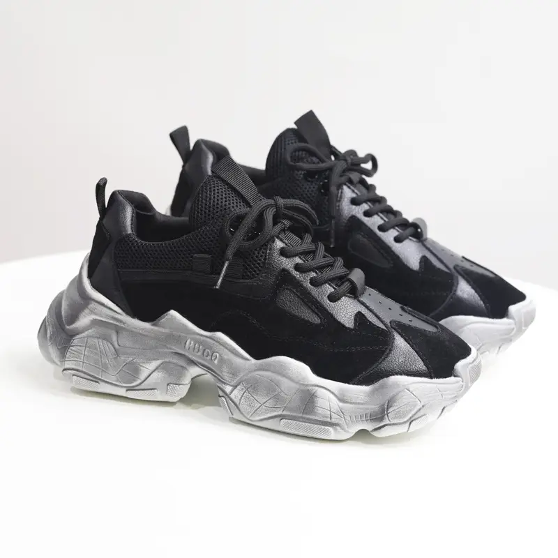 Women's heightening and thickening sports shoes