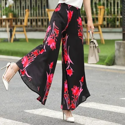 Women's high waist drape large size wide leg pants 17 Colour - Shop at LoveMi