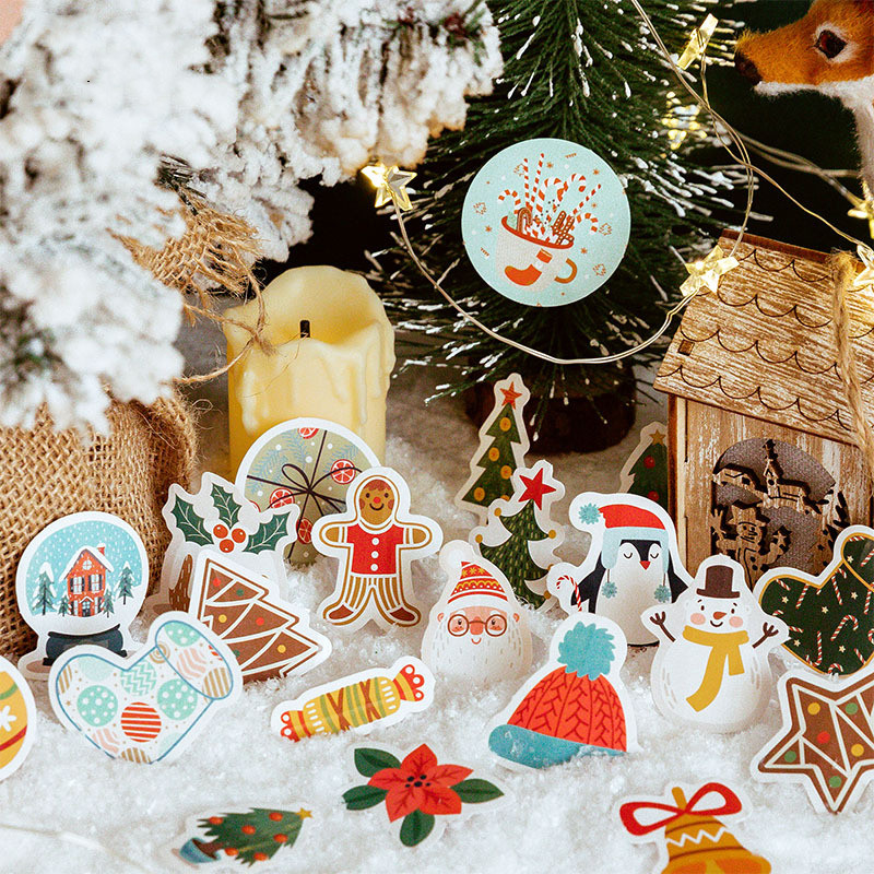 Boxed stickers Christmas series