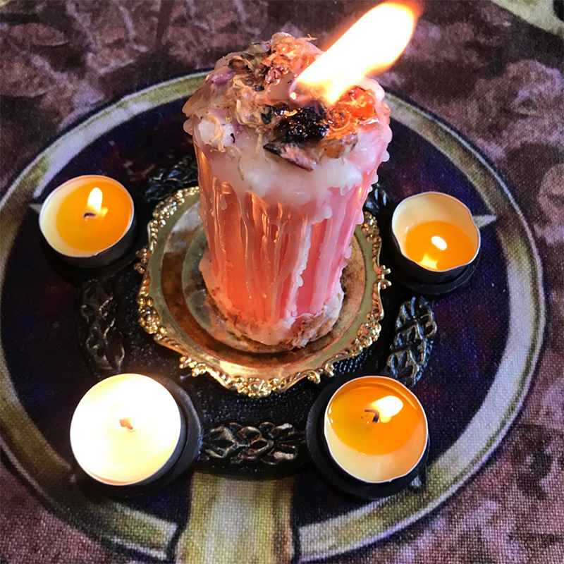Pentagram candle holder altar ceremony decoration cup