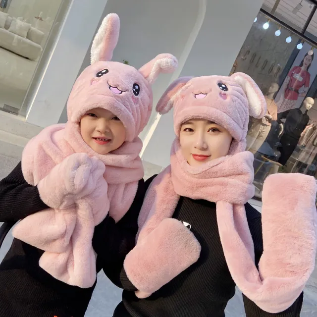 Hat with bunny ears Pink - Shop at LoveMi