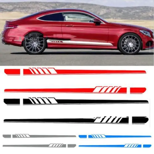 Side Skirt Stripe Car Sticker