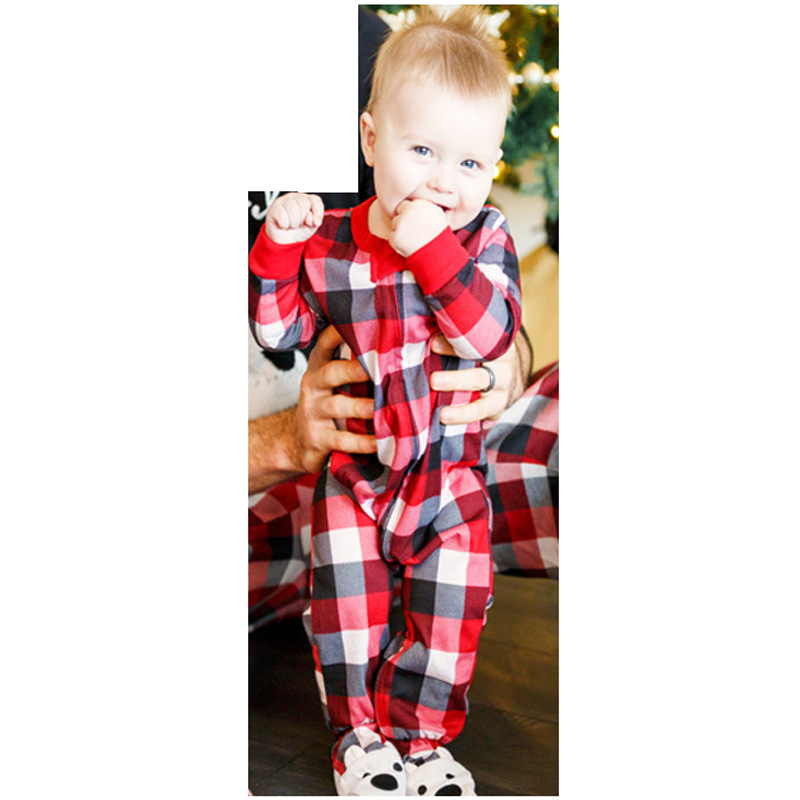 Elk Print Christmas Parent child Outfit Suit S Baby - Shop at LoveMi