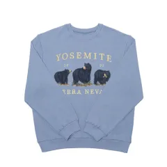 Versatile embroidered hoodie - Blue - View 1