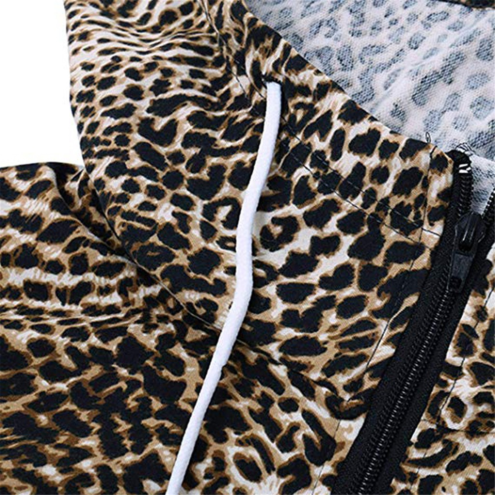 Paneled hooded printed sweatshirt