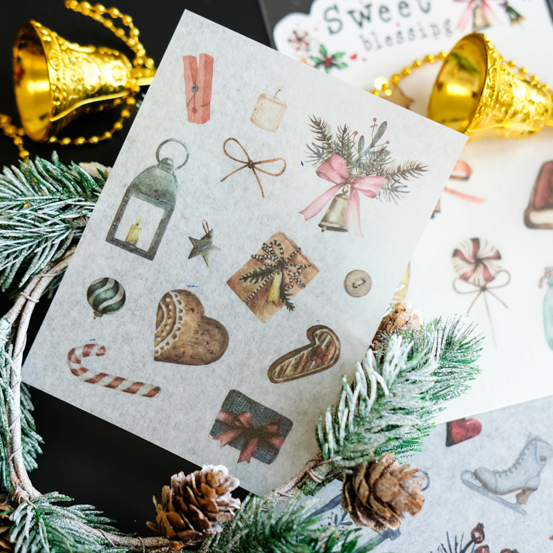 Flat stickers Christmas series