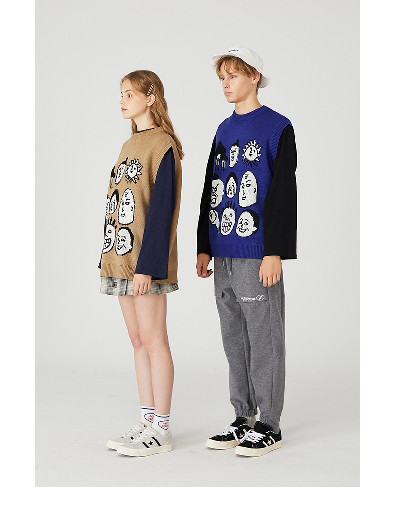 Hong Kong style cartoon sweater vest