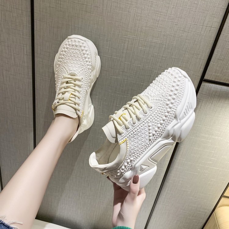 Daddy shoes women's tide platform sneakers net shoes