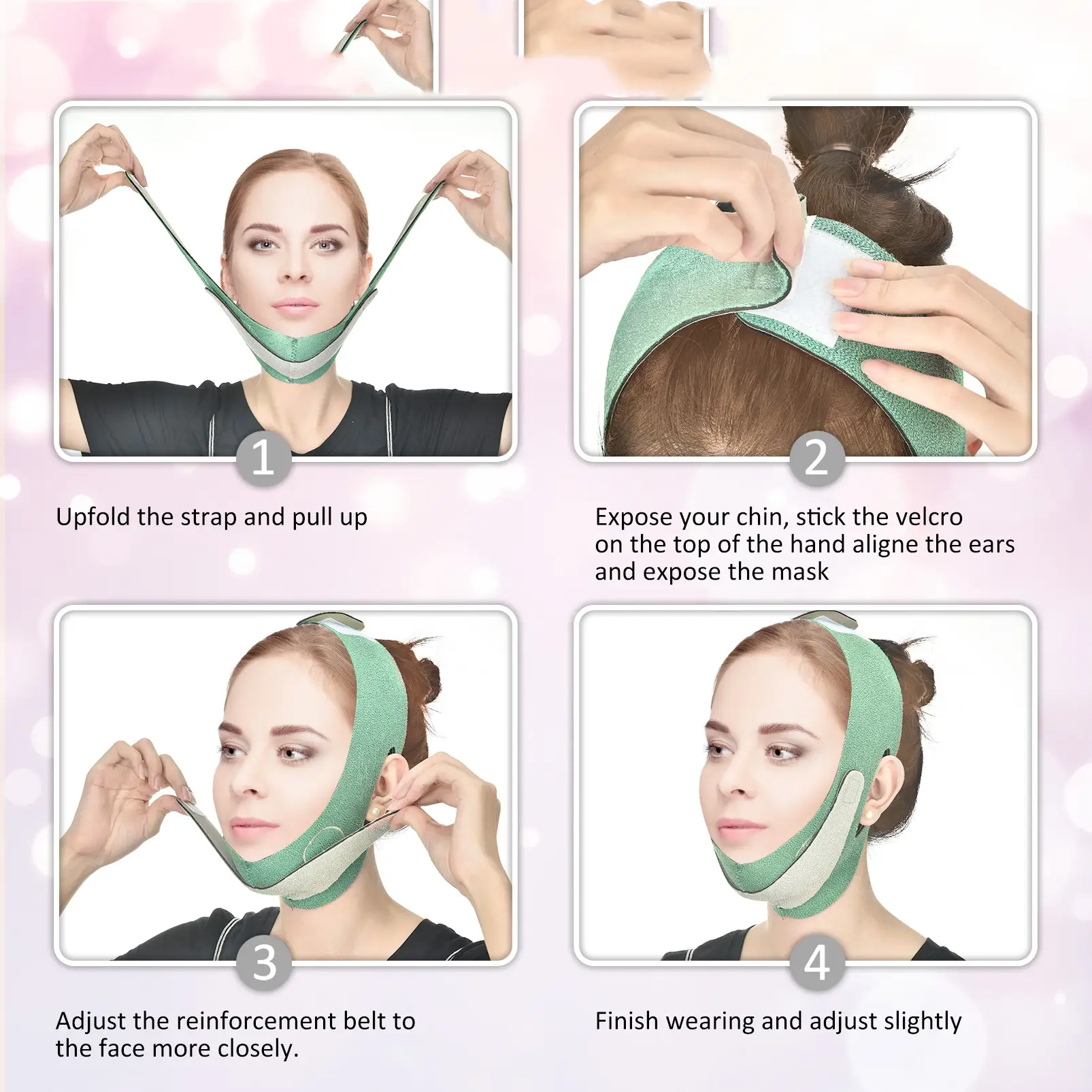 Facial correction bandage